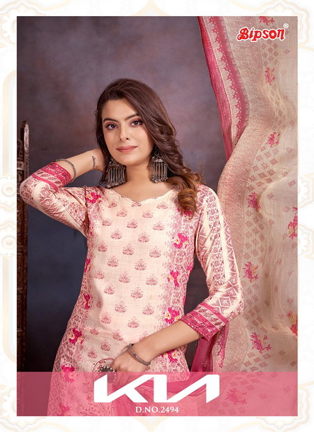 Kia 2494 By Bipson Printed Cotton Dress Material Wholesale Market In Surat